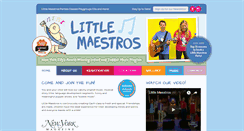 Desktop Screenshot of littlemaestros.com